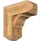 Ekena Millwork Balboa Craftsman Rough Sawn Bracket w/ Offset Brace, Western Red Cedar, 8"W x 18"D x 18"H BKT0806X18X18BOA04RWR - alternate 1